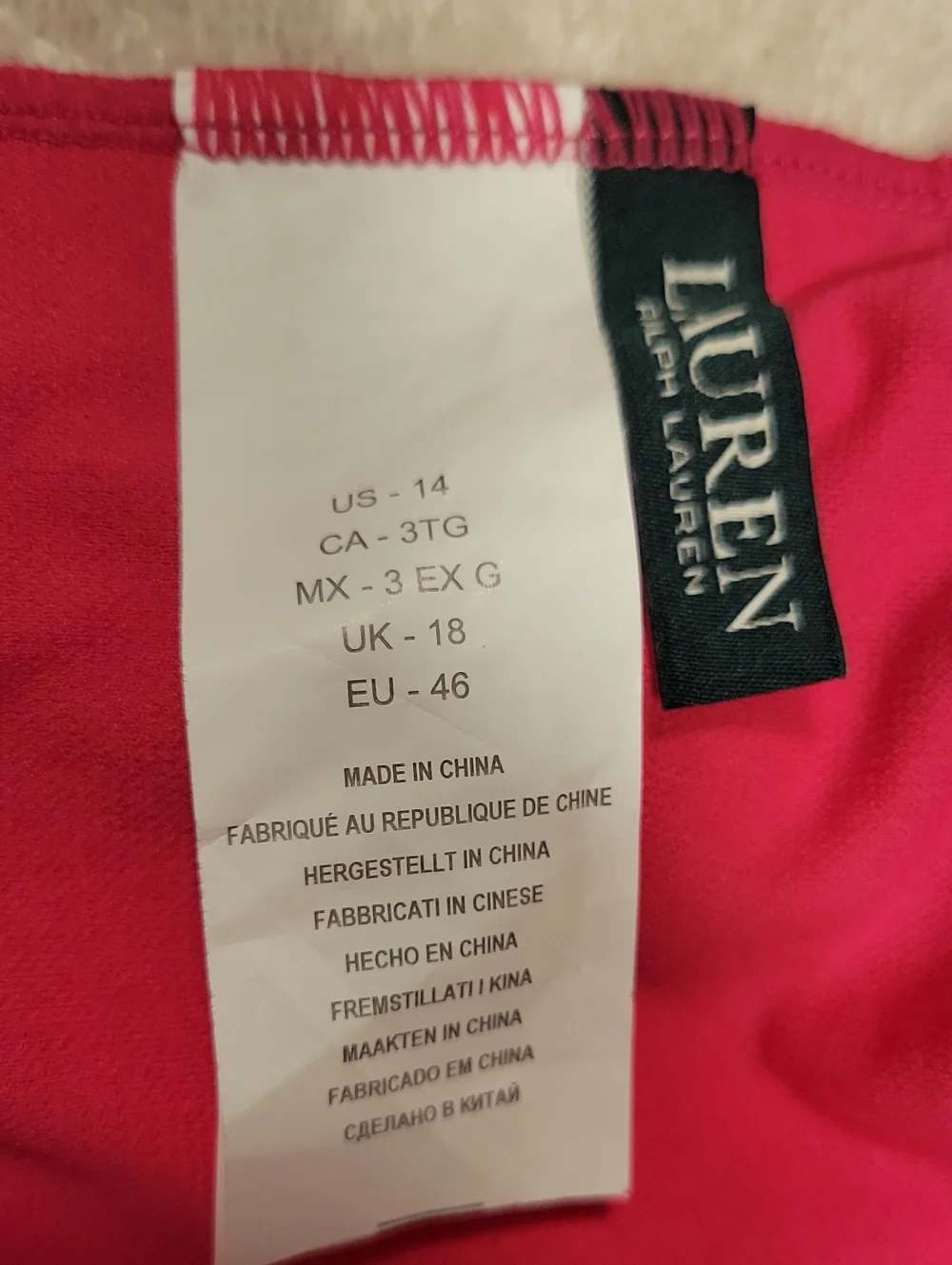 Lauren Ralph Lauren Coral Reef Calypso Flyaway one-piece Swimsuit, NWT
